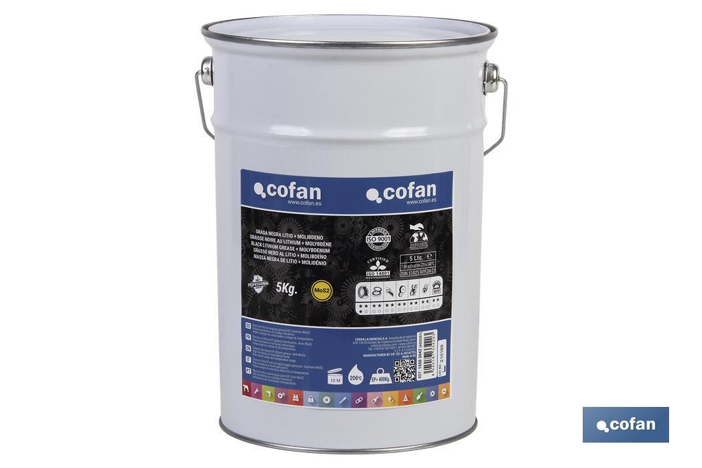 Black Lithium Grease + Molybdenum - Cofan