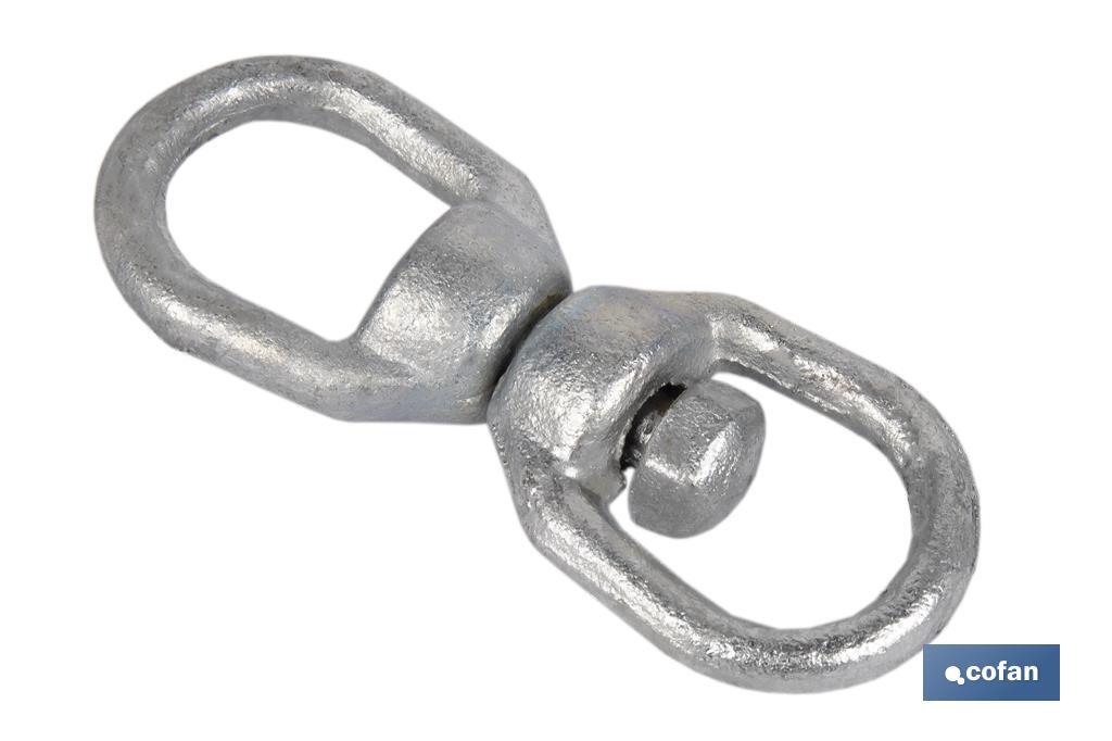 Reinforced rotatory shackle - Cofan