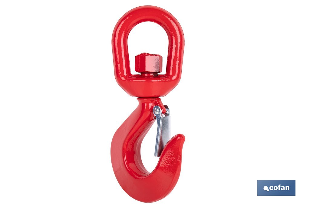 Gancio con sicurezza girevole in carbonio C40 - Cofan