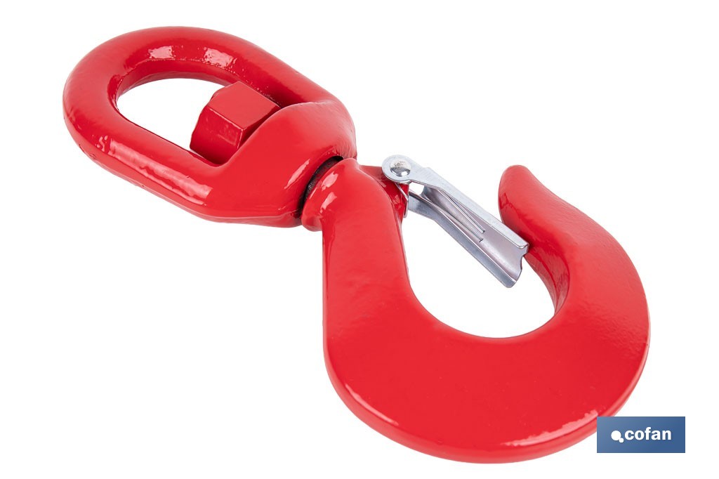 Gancio con sicurezza girevole in carbonio C40 - Cofan