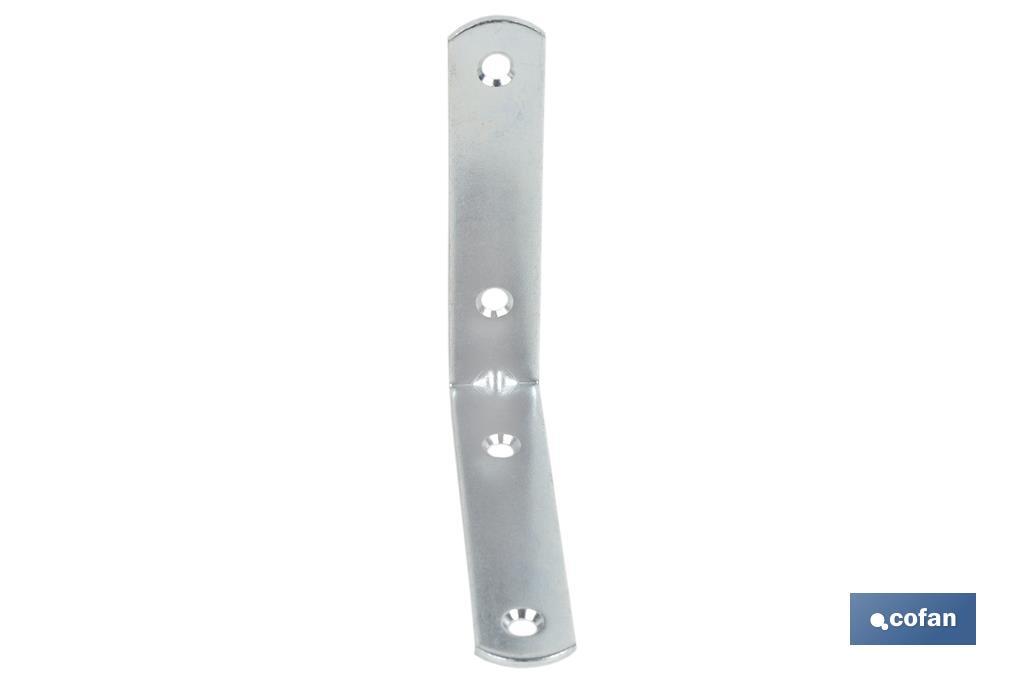 Angle bracket | Available in different sizes for 90° angle | Zinc-plated steel - Cofan