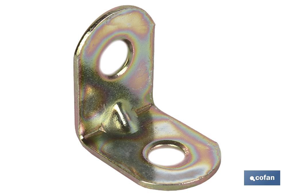 Angle bracket | Available in different sizes for 90° angle | Zinc-plated steel - Cofan