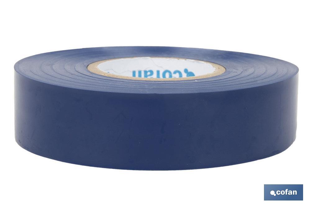 Isolierband Blau aus PVC 20m x 19mm - Cofan