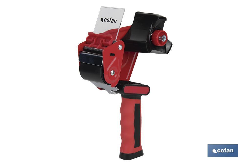 Precintadora de Cinta Adhesiva | Para cintas de hasta 50 mm de ancho | Mango bimaterial - Cofan