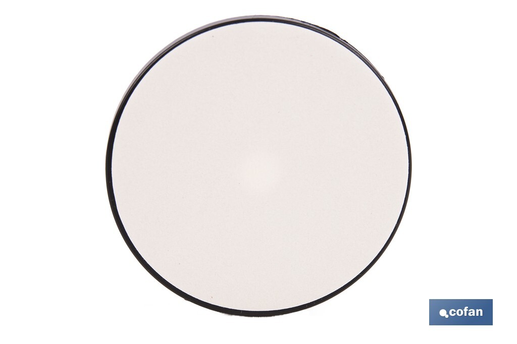 Round reflectors without screw | Adhesive backing | Approved product | Diameter: 60 mm | Available in 3 different colours - Cofan