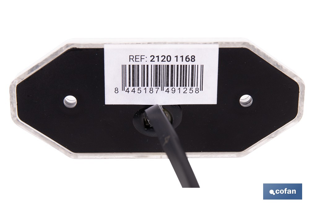 Luz de gálibo delantera LED blanca 12/24V | IP68 Homologada ECE R7 para camión, remolque y tráiler - Cofan