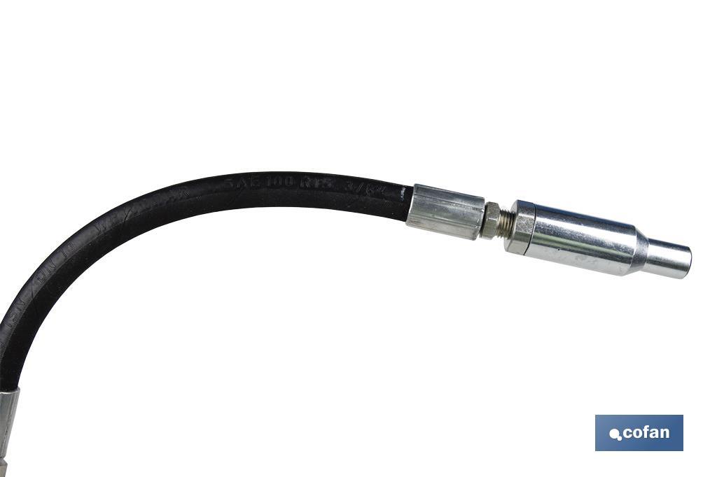 Straight oil control gun | Flexible Hose | Straight non-drip nozzle | High accuracy gun - Cofan