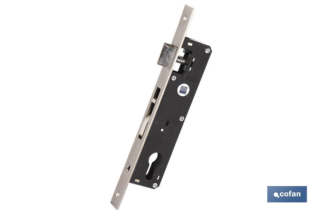 Mortise lock with hook (metal doors) - Cofan