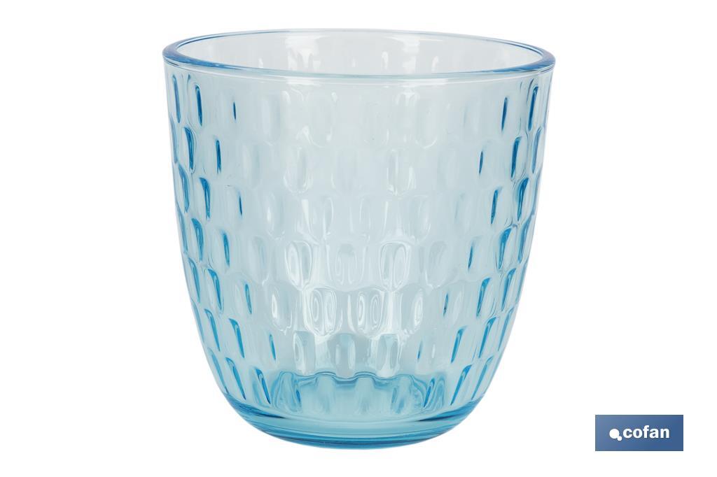 Pack de 6 vasos de agua Modelo Ópalo | Capacidad: 29 cl | Varios colores - Cofan