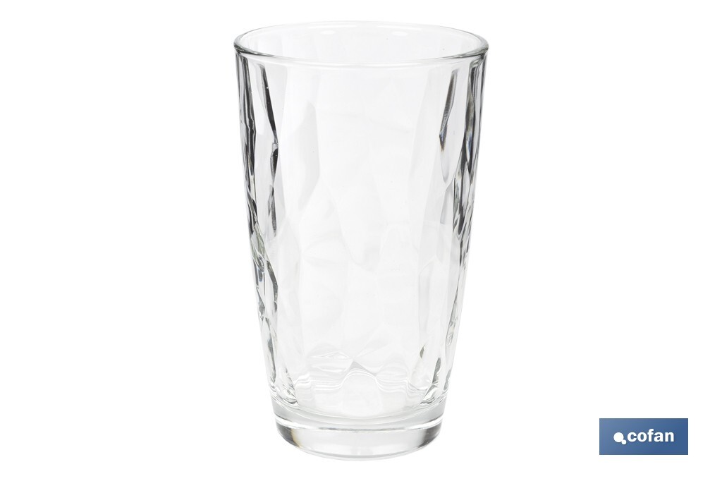 Pack de 6 verres hauts Modèle Jade | Disponibles en différentes contenances | Plusieurs couleurs - Cofan