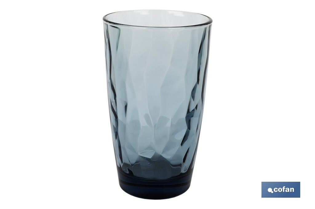 Pack de 6 verres hauts Modèle Jade | Disponibles en différentes contenances | Plusieurs couleurs - Cofan