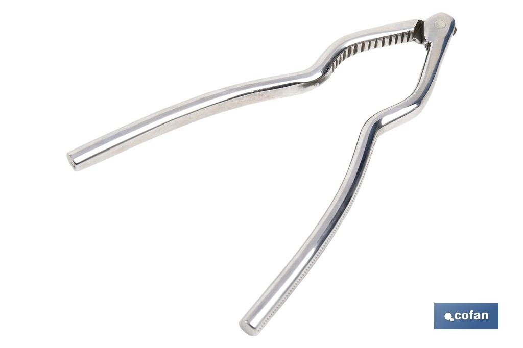 Cascanueces de acero inoxidable | Adecuado para frutos secos | Material: Acero inoxidable AISI 420 | Longitud: 18 cm - Cofan