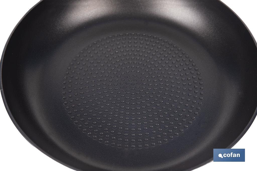 Non-stick aluminium frying pan, Brasatto Model | Diameter from 160 mm to 320 mm | With flameproof ring - Cofan