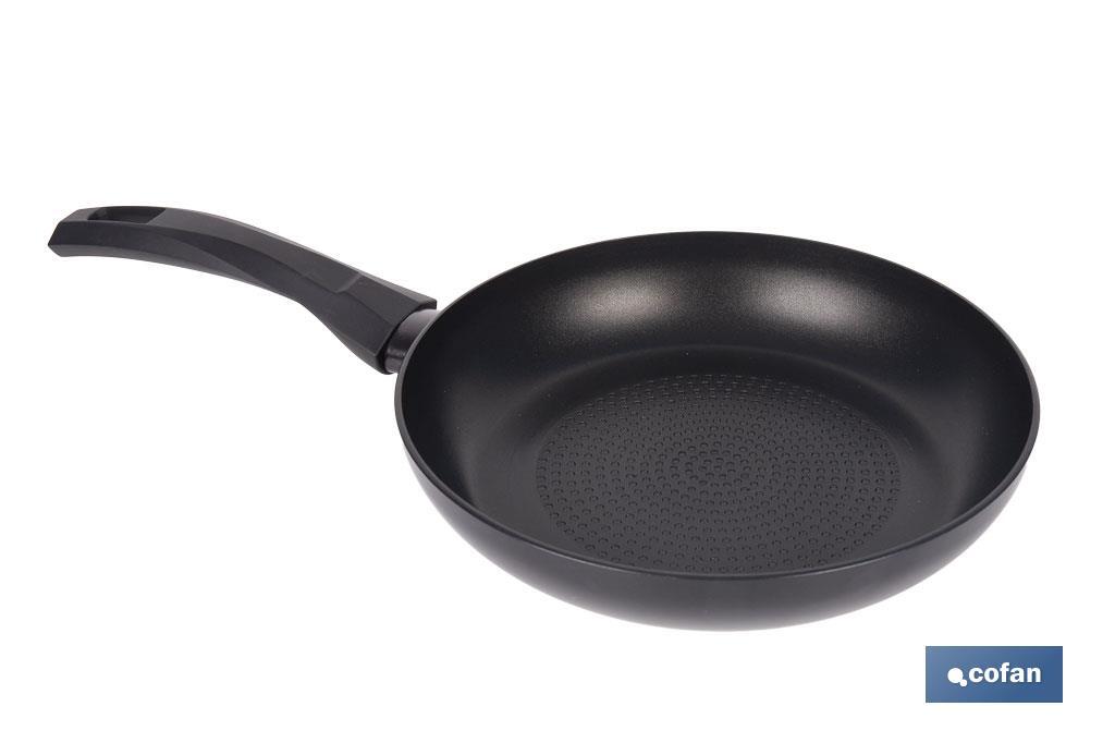 Non-stick aluminium frying pan, Brasatto Model | Diameter from 160 mm to 320 mm | With flameproof ring - Cofan