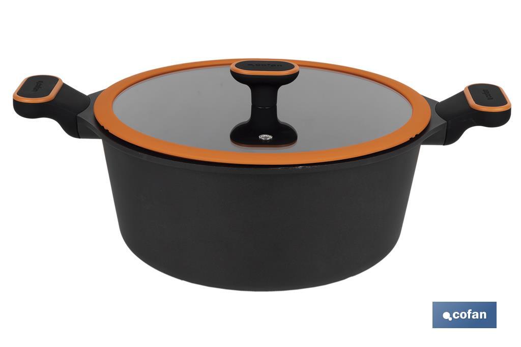 Full induction pot | Die-cast aluminium | Size: Ø28cm - Cofan