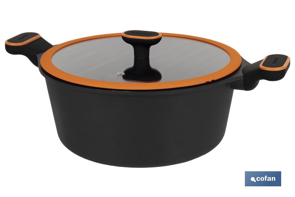 Full induction pot | Die-cast aluminium | Size: Ø28cm - Cofan