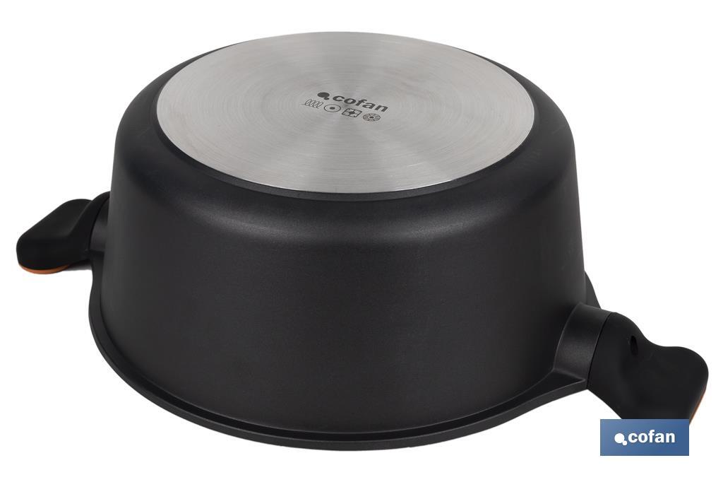 Full induction pot | Die-cast aluminium | Size: Ø28cm - Cofan