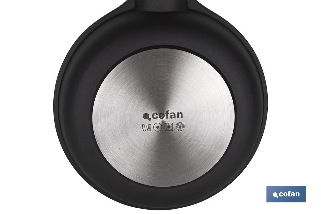 Full induction pot | Die-cast aluminium | Available in two sizes to choose from - Cofan