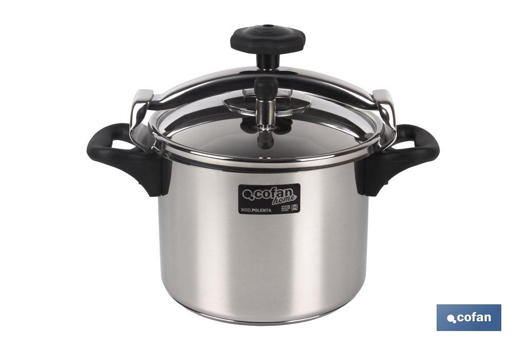 Classic Pressure Cooker, Polenta Model | Non-stick induction pressure cooker | Stainless steel - Cofan