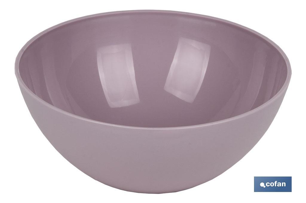 Bowl, Albahaca Model | Polypropylene | Plastic bowl | Several colours and sizes | Multi-purpose - Cofan
