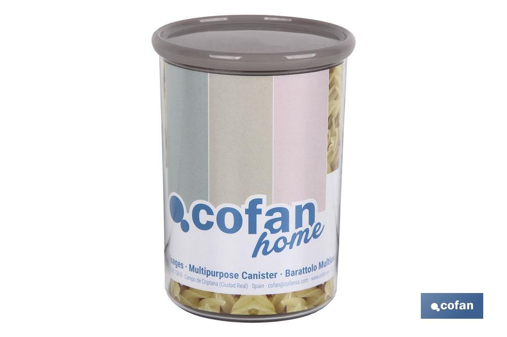 Boîte Multi-usages Modèle Albahaca | Fabriquée en Polystyrène et Polypropylène | Récipients de Stockage de Cuisine - Cofan