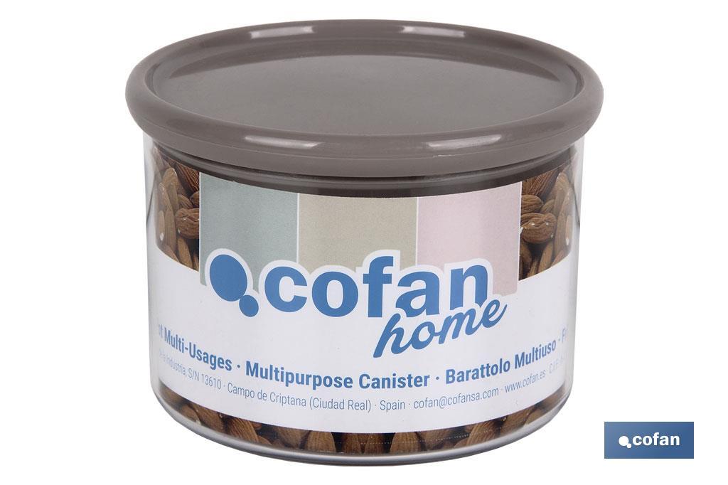 Multi-purpose canister, Albahaca Model | Polystyrene and polypropylene | Kitchen storage canisters - Cofan