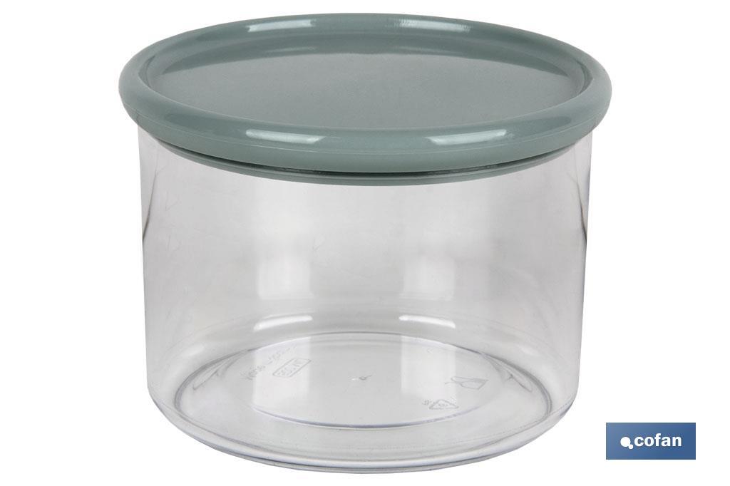 Frascos de armazenamento de plástico herméticos transparentes | Frascos de armazenamento de cozinha - Cofan