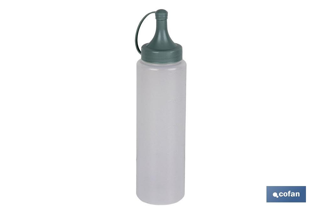 Squeeze bottle | Albahaca Model | Sauce & Oil Bottle | Plastic Squeeze Bottle | Aqua green colour - Cofan