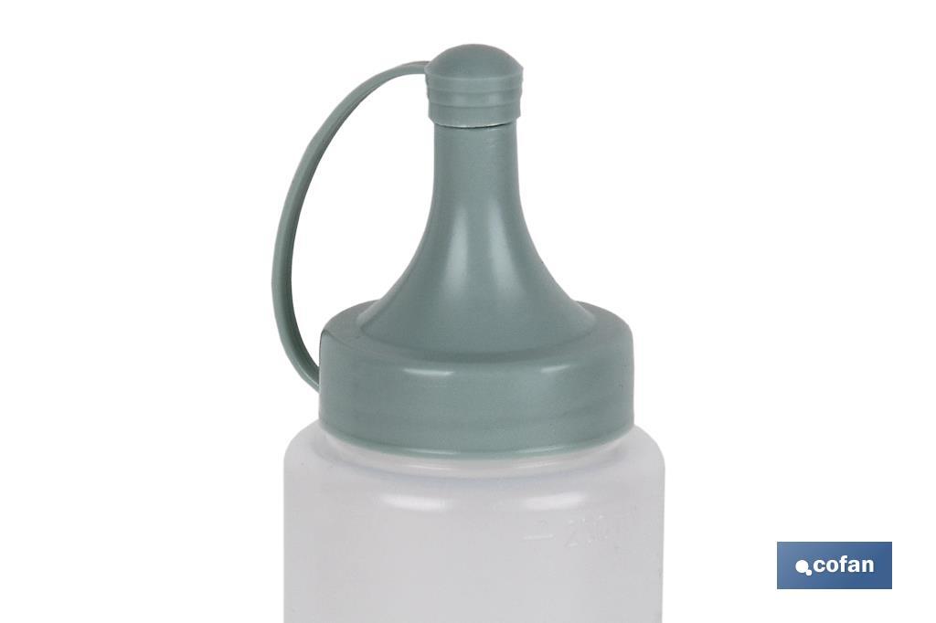 Squeeze bottle | Albahaca Model | Sauce & Oil Bottle | Plastic Squeeze Bottle | Aqua green colour - Cofan