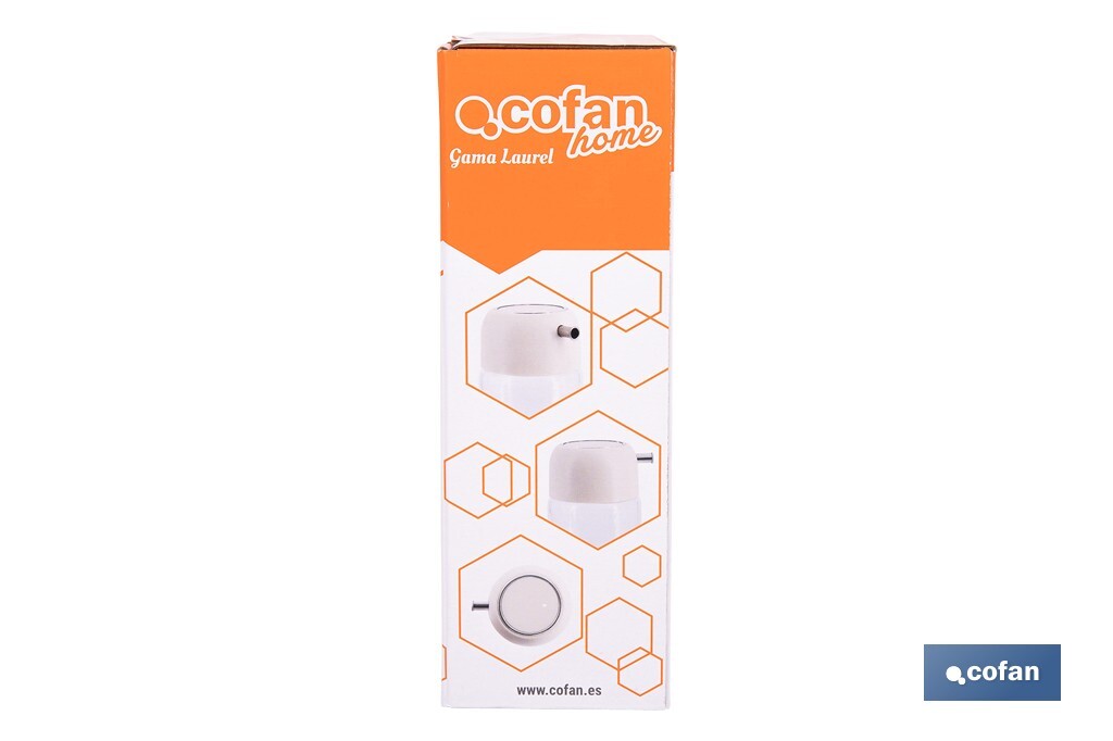 Set de aceitera y vinagrera | Frascos de vidrio borosilicato | Soporte incluido | Tapas de color beige | Juego de 2 piezas | Capacidad: 300 ml - Cofan