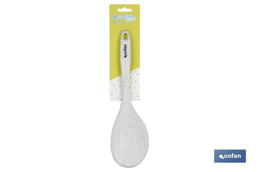 Kitchen spoon, Bach Model | Silicone and nylon | Size: 30cm - Cofan