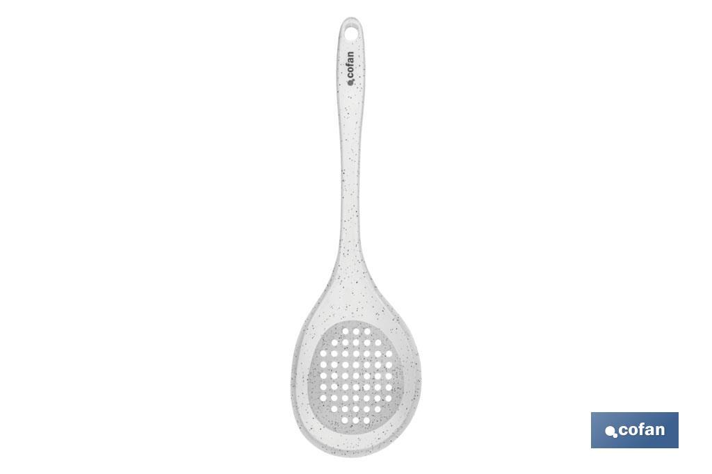 Skimmer spoon, Bach Model | Silicone and nylon | Size: 34cm - Cofan