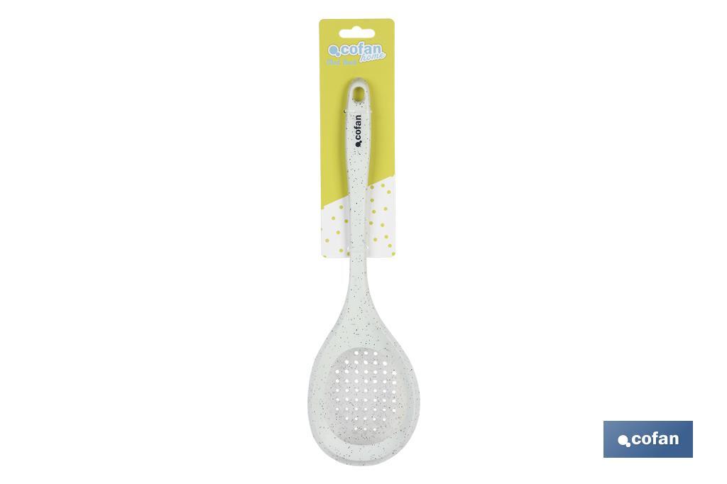 Skimmer spoon, Bach Model | Silicone and nylon | Size: 34cm - Cofan