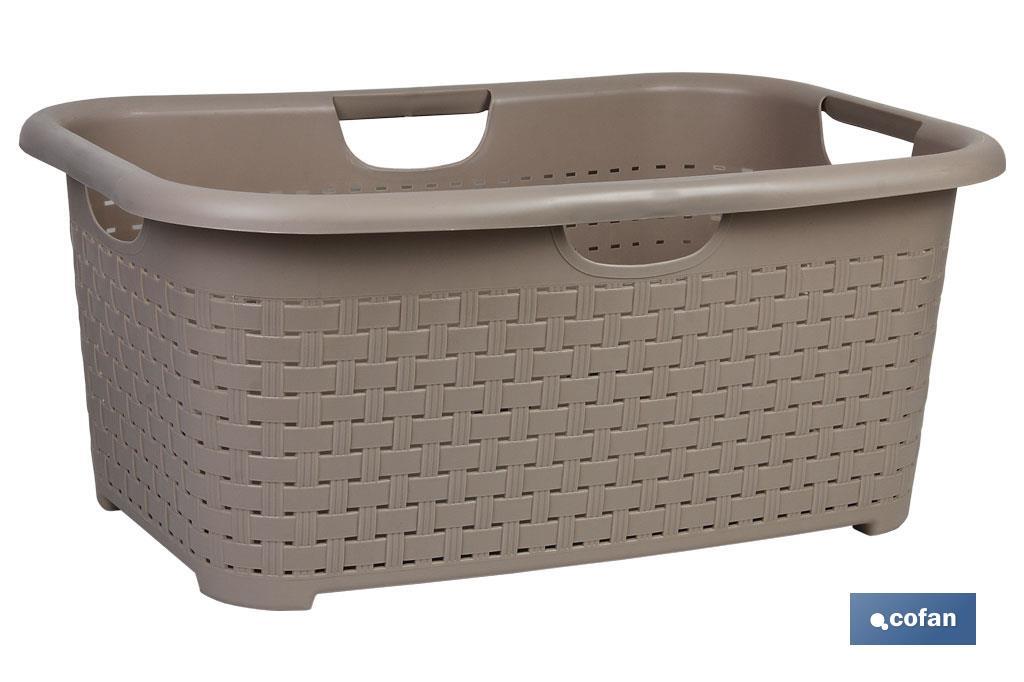 Cesta Multi usos de polipropileno | Varias Cores | Medidas 59 x 38 x 26 cm - Cofan