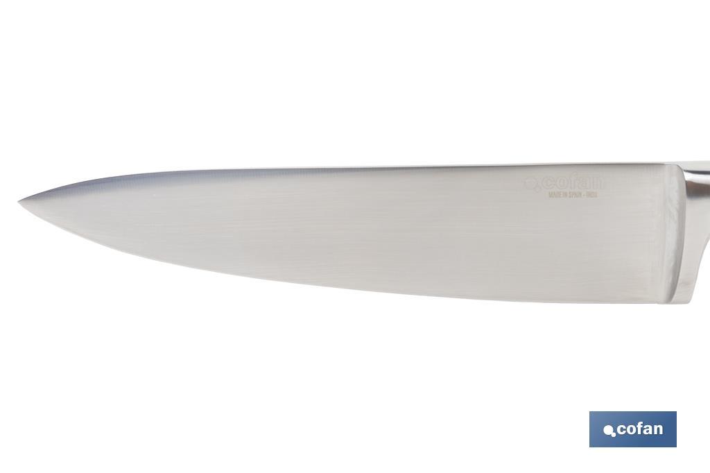 Coltello da cucina con forgiatura francese | Rosso | Varie misure - Cofan