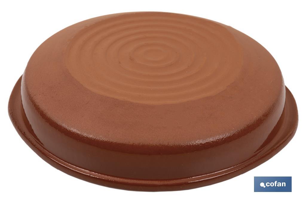 Casseruola di terracotta refrattaria | Varie misure | Per ricette a fuoco basso - Cofan