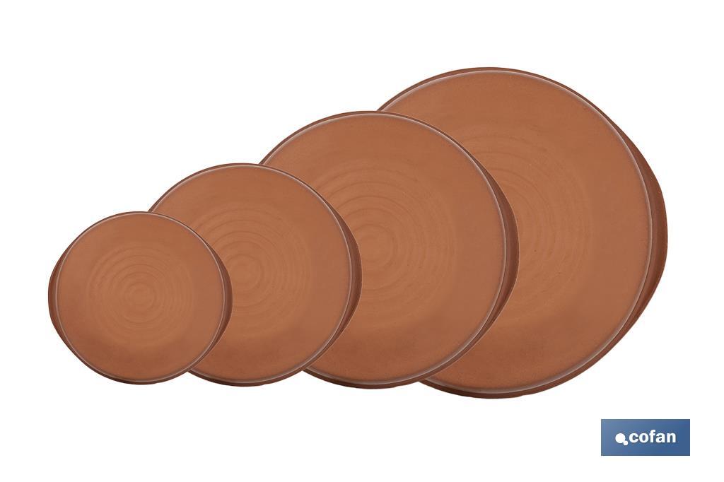 Heat-resistant terracotta round dish | Available in different sizes | Cook recipes on a slow burn - Cofan