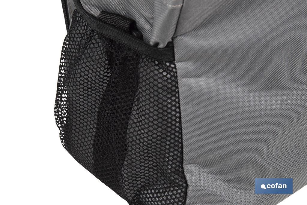 Glacière portable pour aliments | Sac isotherme | Sangle réglable | Couleur : gris foncé | Dimensions : 33,5 x 24 x 26 cm - Cofan