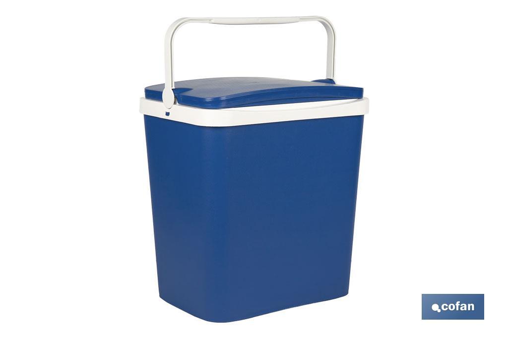 Nevera rígida | Color: azul | Material: polipropileno | Disponible en diferentes medidas y capacidades - Cofan