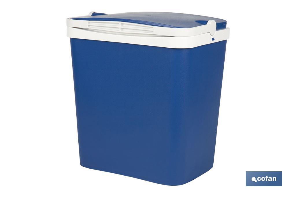 Nevera rígida | Color: azul | Material: polipropileno | Disponible en diferentes medidas y capacidades - Cofan