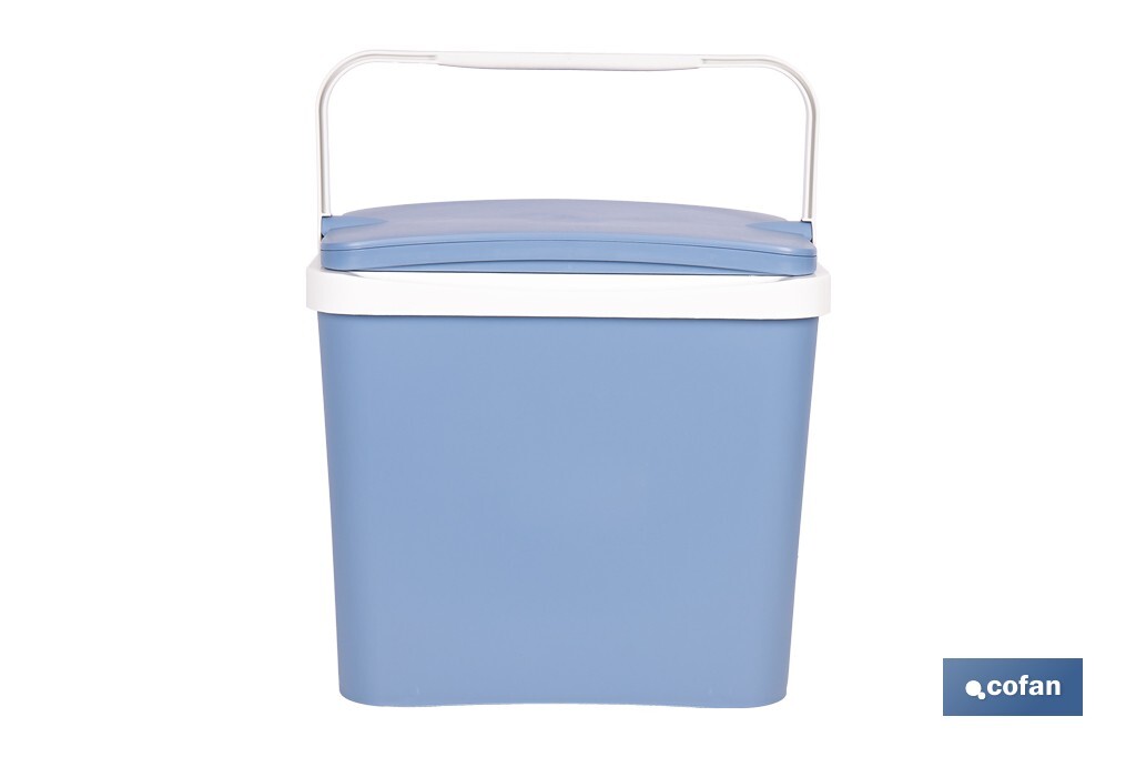 Nevera rígida de 24 litros | Color: azul claro | Material: polipropileno - Cofan
