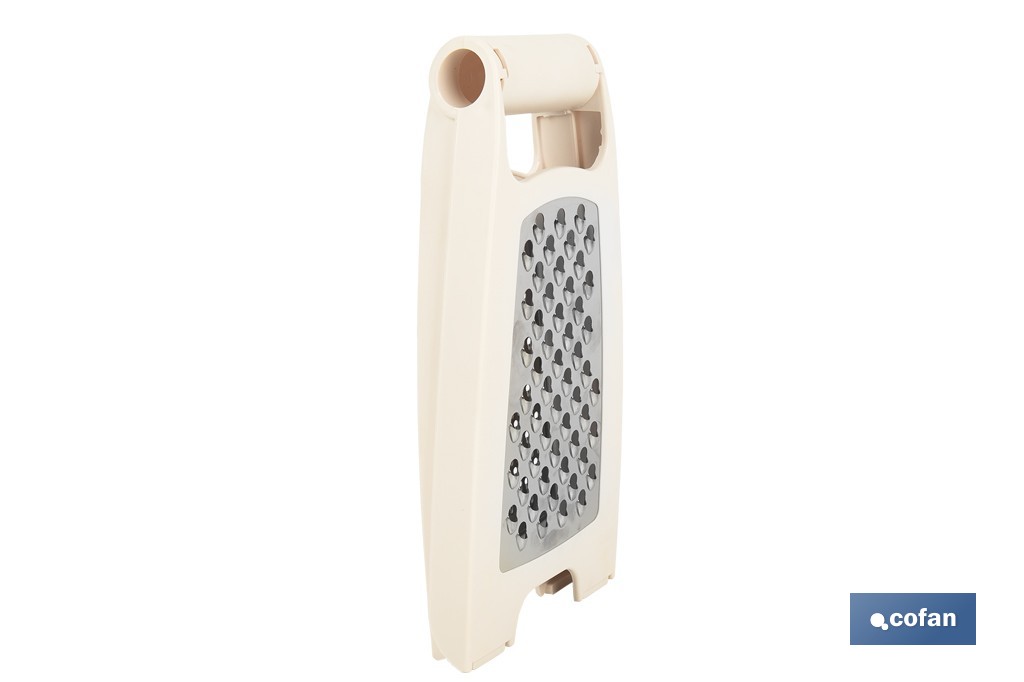 Double-sided folding grater: fine and coarse grating | Non-slip base | Assorted colours - Cofan