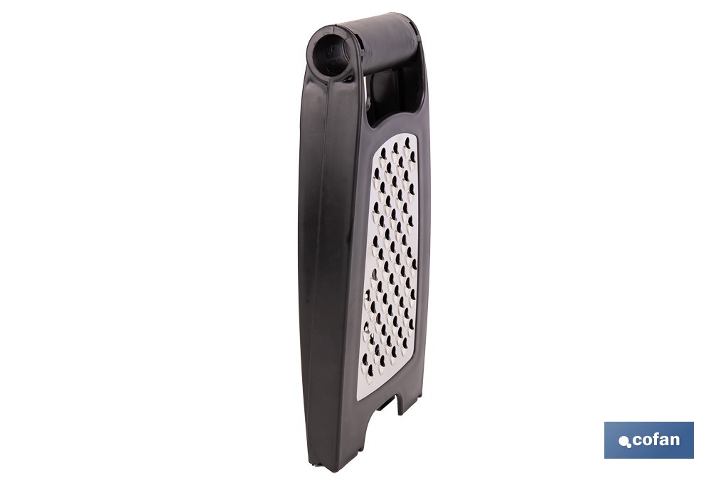 Double-sided folding grater: fine and coarse grating | Non-slip base | Assorted colours - Cofan