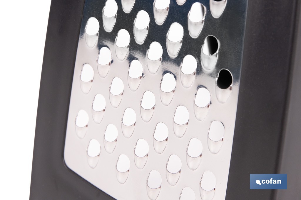 Double-sided folding grater: fine and coarse grating | Non-slip base | Assorted colours - Cofan
