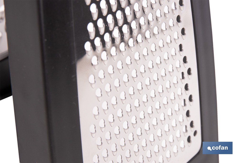 Double-sided folding grater: fine and coarse grating | Non-slip base | Assorted colours - Cofan