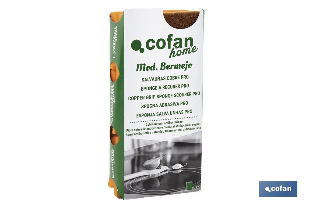 Pack de 3 éponges à récurer antibactériennes - Cofan