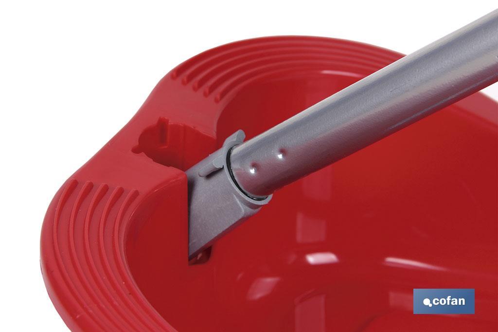 Foldable red dustpan - Cofan