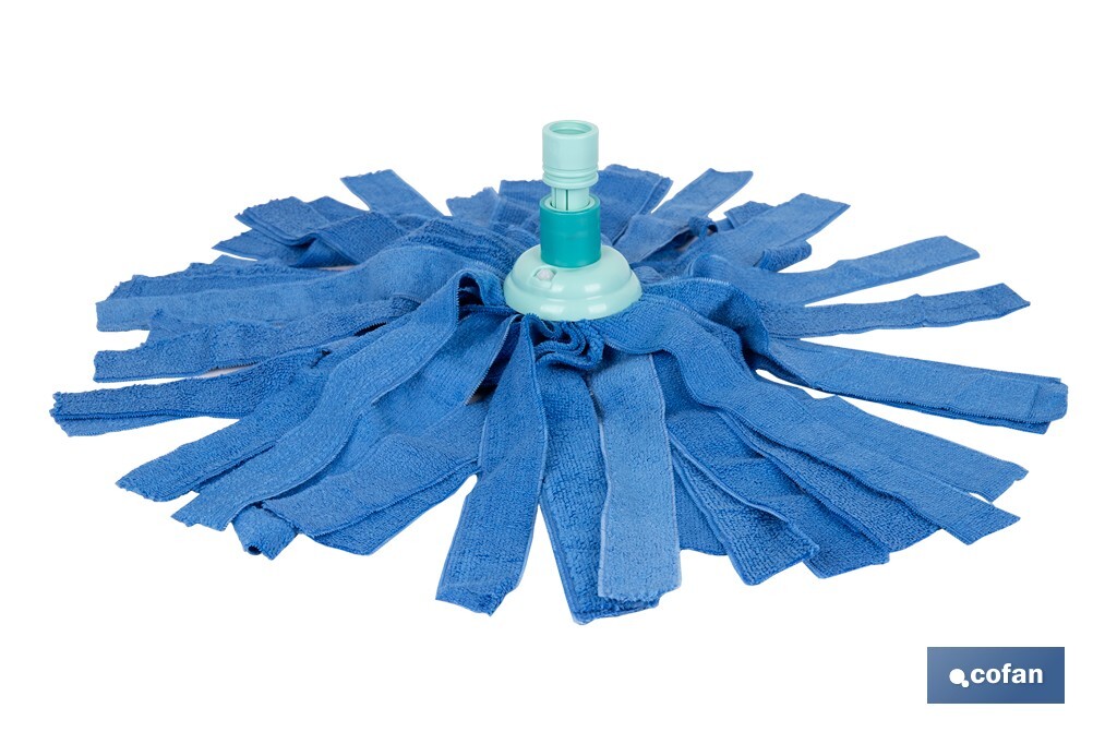 Microfibre mop with shock absorber - Cofan
