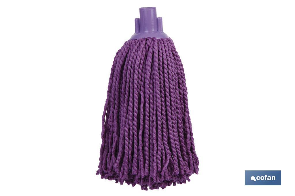 Balai Serpillère en Microfibre | Couleur Violette | Épaisseur 160 g | Douceur maximale et absorption avec séchage rapide - Cofan