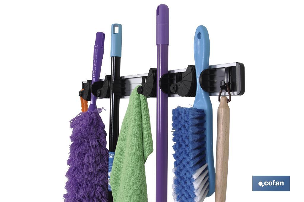 Mop and broom holder - Cofan